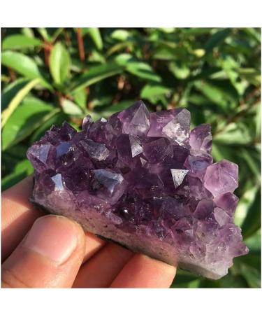Stone Crafts Natural Dream Amethyst Quartz Crystal Cluster Specimen 50-60g Reiki Crystals - Buy Online on SooperMarket.com
