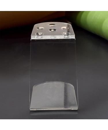Scissors Holder for Hair Stylist | Acrylic Salon Scissors Holder - Groomer Scissor Stand Hairdresser Organizer- Clear 6 Holes Stylist Tool Rack for Barber Shop Home - Buy Online on SooperMarket.com