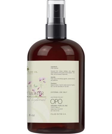 Jasmine Hydrosol Face Mist - Calming Toner & Body Spray | 8oz Pure Organic Aroma Therapy - Buy Online on SooperMarket.com