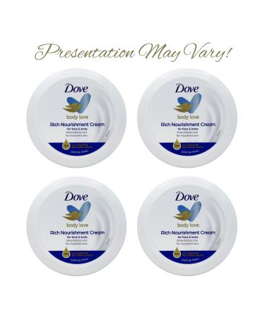 Dove Intensive Nourishing Cream Blue 4 Pack - 2.53 Oz Jars - Buy Online on SooperMarket.com