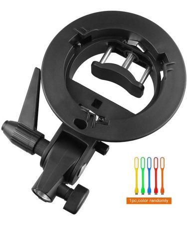 Godox S-Type Bracket Bowens Mount Holder for Speedlite Flash with Snoot, Softbox, Honeycomb and USB Light - Buy Online on SooperMarket.com