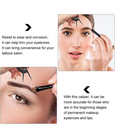 Mikinona Brow Mapping Ruler Eyebrow Positioning Ruler Miniature Tools Eyebrow Balance Ruler Eyebrow Shaper Advanced Eyebrow Card - Buy Online on SooperMarket.com