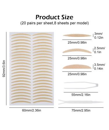 960 PCs Eyelid Adhesive Tapes - Invisible Slide Stripes for Instant Eyelid Lifting | International Shipping - Buy Online on SooperMarket.com