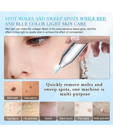 Skin Tag Removal Pen Best Skin Tag Remover Pen 9 Modes LCD Display & Spotlight Portable Rechargeable Skin Tags Removal kit with Replaceable Needles for Wart Freckle Dark Spot - Buy Online on SooperMarket.com