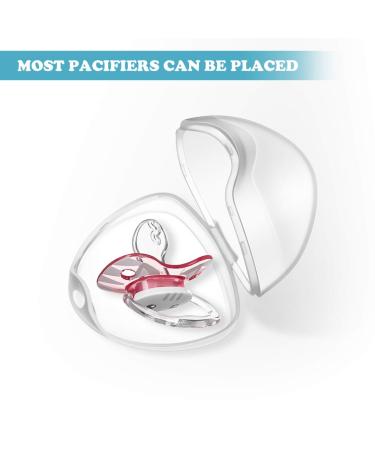 SUPVOX 4-Pack Transparent Pacifier Cases | Portable Storage Box for Newborns Babies & Toddlers - Ideal Baby Essentials - Buy Online on SooperMarket.com