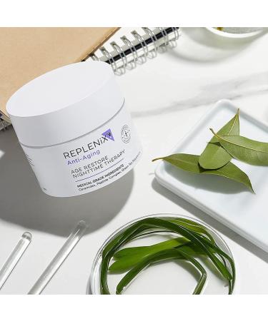 Replenix Age Restore Nighttime Therapy - Anti-Aging Night Cream with Green Tea | 1.7 oz - Buy Online on SooperMarket.com