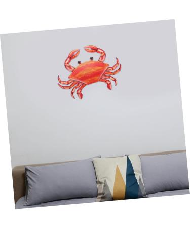 Cabilock 1pc Wall Decoration Pendant Outdoor Wall Art Wall Sticker Decor Decoration for Home Red Wrought Iron - Buy Online on SooperMarket.com