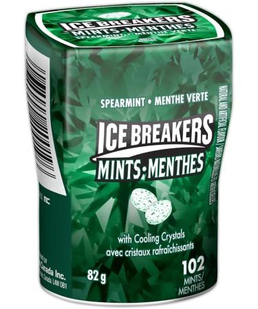 ICE BREAKERS Spearmint Mint Candy Candy Bulk Box 82g (Pack of 4) - Buy Online on SooperMarket.com