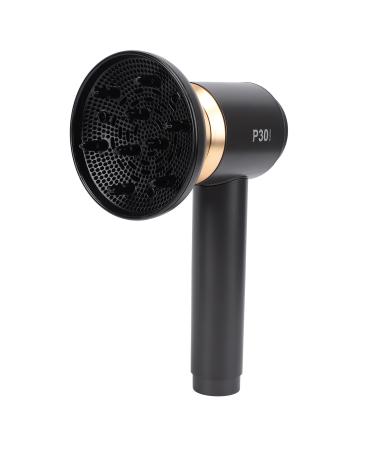 Cordless Negative Ion Hair Dryer with Digital Screen Charging Blow Dryer with Nozzle Quick Heat Up & Constant Temperature Fast Drying Lightweight Travel Hairdryer for Home Travel US Plug 100-240V
