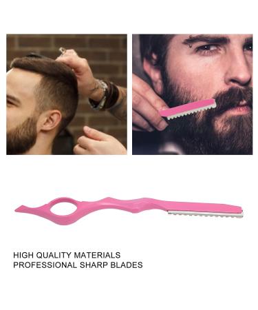 Hair Thinning Razor & Texturizing Tool - Stainless Steel Ergonomic Design for Bangs & Hair Styling (Pink) | International Shipping - Buy Online on SooperMarket.com