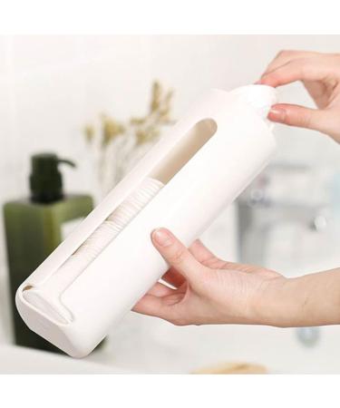Cosmetic Cotton Pad Holder Makeup Remover Pad Dispenser Rounds Organizer Facial Sponges Storage Display Rack for Home Bath Rack - Buy Online on SooperMarket.com