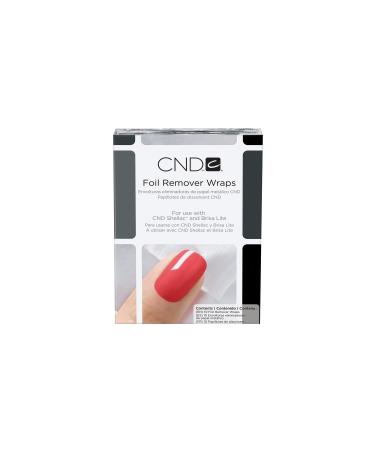 CND Shellac Foil Remover Wraps 10 pieces 1Pack (1 x 10 pieces)