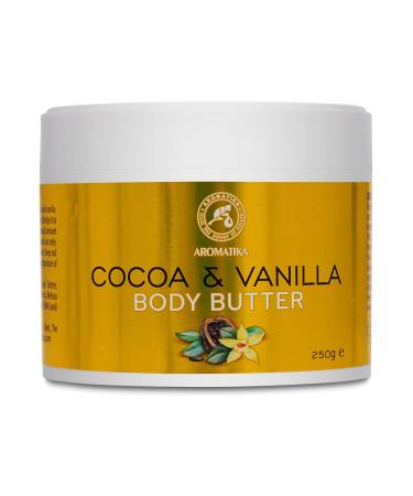 Cocoa & vanilla body butter 250g - body butter - natural body butter - body butter for very dry skin - skin care - hand care - moisture care - vanilla body butter