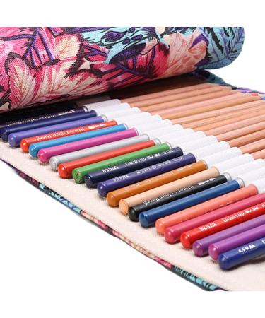 DYOMR Maple Leaves 36 Slot Pencil Wrap Organizer for Drawing and Coloring - Buy Online on SooperMarket.com