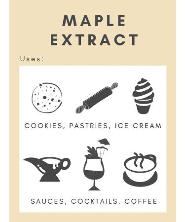 Native Vanilla Pure Maple Extract - 4 Fl Oz | Pure Flavors for Cooking, Baking, and Dessert Crafting - Buy Online on SooperMarket.com