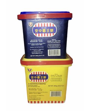 M.Y. San Skyflakes Crackers: Original & Garlic Flavor Duo - Buy Online on SooperMarket.com