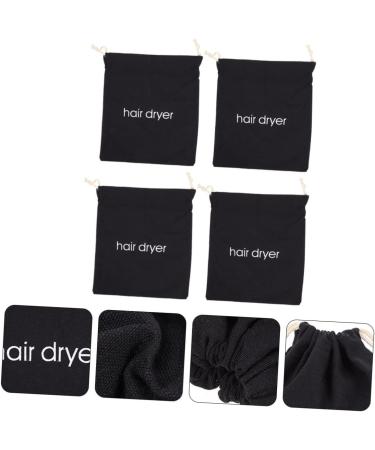 WOONEKY 4pcs Hair Dryer Storage Bag Hair Dryer Drawstring Bag Travel Supplies Toiletry Bag for Travel Fabric - Buy Online on SooperMarket.com