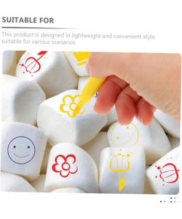 OFFSCH 6pcs Decor Cake Boxes Biscuits Cake Coloring Supplies Portable Edible Pens Cake DIY Pens Plastic - Buy Online on SooperMarket.com