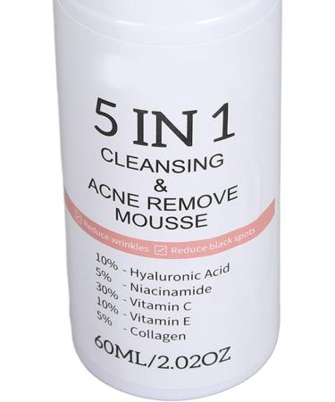 Foaming Facial Cleanser Prevent Sagging Moisturizing Facial Cleansing Mousse Brightening for All Skin Types - Buy Online on SooperMarket.com