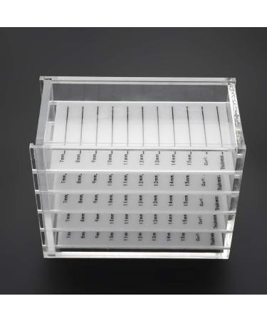 Premium 5-Layer Eyelashes Storage Box | Organizer Case for False Eyelashes & Adhesive Pallet | Durable Makeup Storage Solution - Buy Online on SooperMarket.com