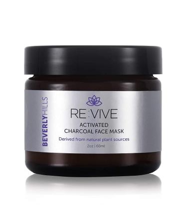 Revive Charcoal Face Mask Blackhead Remover and Acne Treatment that Detoxes Skin