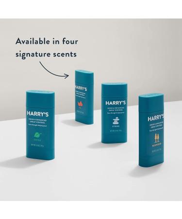 Harry's Extra-Strength Antiperspirant for Men - Redwood Scent - Pack of 3 - Buy Online on SooperMarket.com