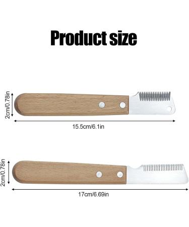 Professional Trimmeters Set for Dogs & Cats - Stainless Steel Fine & Medium Tooth Care Kit - Buy Online on SooperMarket.com