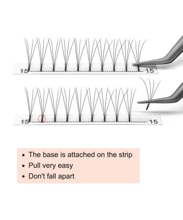 Buy Finished Eyelash Compartments - 3D 4D 5D 6D Volume Extensions | 0.07 & 0.10 Mix | Premium Quality Eyelash Extensions - Buy Online on SooperMarket.com