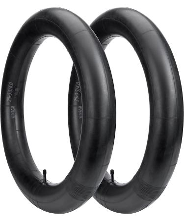 2-Pack 20 Fat Tire Tubes AV32mm Valve - Compatible with 20 x 3.5-4.0 Inch EbikeMountain Bike - Buy Online on SooperMarket.com