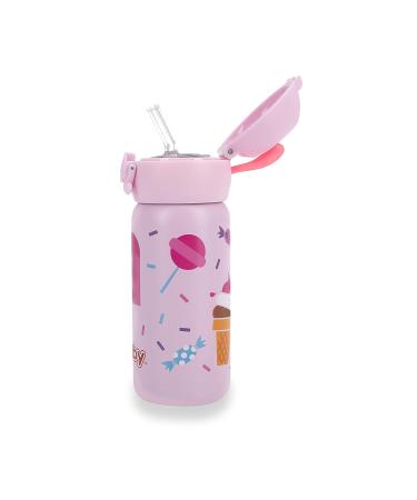 Nuby Thirsty Kids No Spill Flip-It Active Stainless Steel Travel Cup  14 Oz  Ice Cream - Buy Online on SooperMarket.com