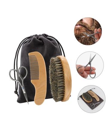 NOLITOY Men's Beard Care Kit - 3 Sets with Conditioner Oil Razor & Accessories for Ultimate Grooming - Buy Online on SooperMarket.com
