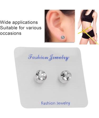 Magnetic Earrings for Weight Reduction | Non-Pierced Acupuncture Style for Wellness - Buy Online on SooperMarket.com