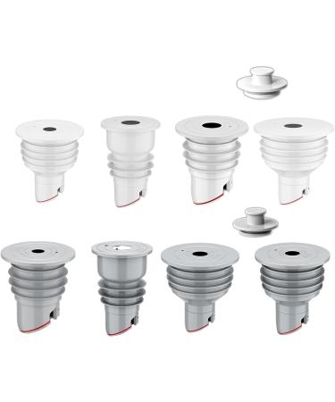 Drain Seal Drainages Solution Drain Anti-Odor Sealing Rings Drain Seal Stop For Kitchen & Bathroom Drain Seal Drainages Solution Drain Anti-Odor Sealing Rings Drain Gray 45 to 50mm - Buy Online on SooperMarket.com