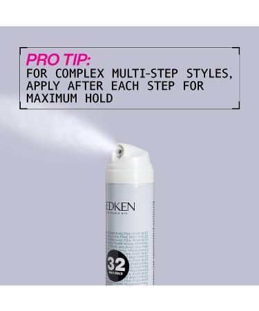Redken Max Hold Neutral Hairspray 32 - Extreme High Hold, Long-Lasting Lift & Frizz Control - 9.1 oz - Buy Online on SooperMarket.com