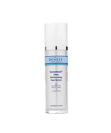 Dr. Denese SkinScience HydroShield Ultra Moisturizing Face Serum Locks In Moisture with Retinol & Ceramides - Reduce Appearance of Wrinkles  Increased Hydration & Tightness - Cruelty-Free - 6oz