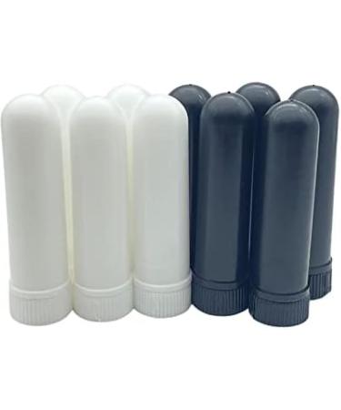 500Pcs Blank Nasal Inhaler Sticks Blank Aroma Nasal Inhalers Compatible with DIY Essential Oil Cotton Wicks Black Pleasant63 - Buy Online on SooperMarket.com