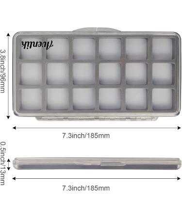 Aventik Super Slim Fly Fishing Box with Magnetic Compartments 7.3X3.8X0.5inch H34-18C - Buy Online on SooperMarket.com