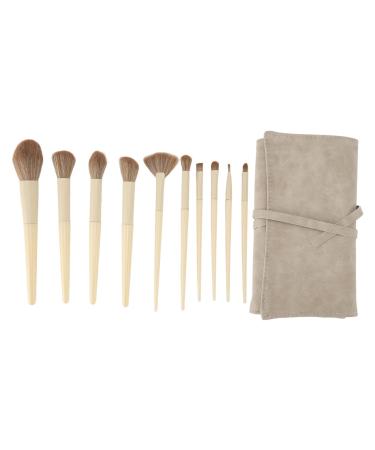Soft Comfortable Grip 10pcs Eye SHADOW Brush and Concealer Brush Makeup Brush Set Creamy Powder Mix Cosmetic Enhancer