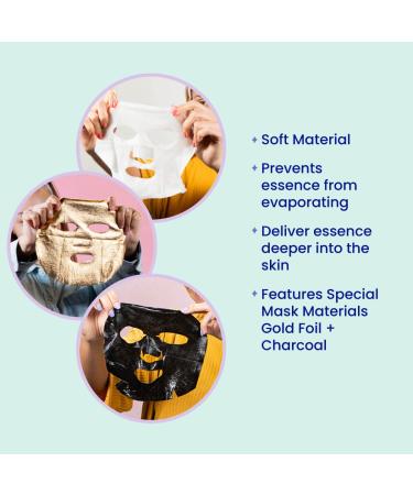 Facetory 23 Sheet Mask Gift Set - Hydrating and Radiance-Boosting Masks with Aloe, Niacinamide, and Hyaluronic Acid for All Skin Types - Buy Online on SooperMarket.com
