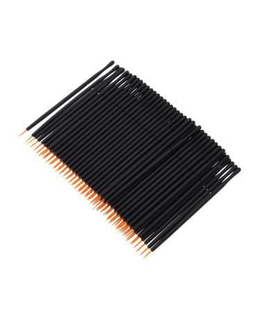 KALLORY 100pcs Eyeliner for Girls Makeup Tools Wand Applicator Disposable Makeup Brush
