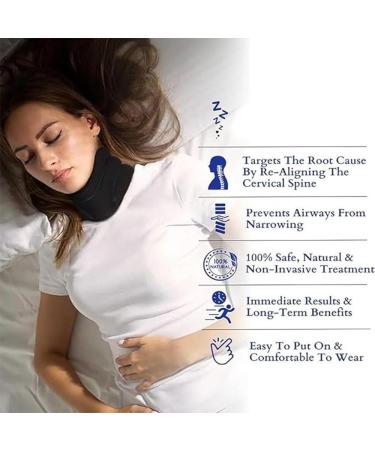 Cervicorrect Neck Brace Cervicorrect Neck Brace by Healthy Lab Co Neck Support Brace for Women and Men Neck Brace for Sleeping Soft Foam Cervical Neck Brace to Stop Snoring (Black) - Buy Online on SooperMarket.com