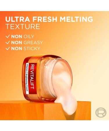 L'Or al Paris Revitalift Vitamin C Brightening Cream for Face With Vitamin C and Salicylic Acid Brightens Skin Tightens Pores and Reduces Appearance of Lines 50ml - Buy Online on SooperMarket.com