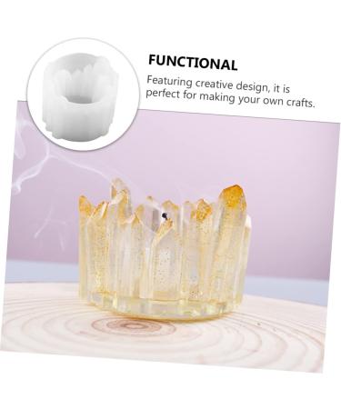 NUOBESTY 1pc Box Storage Box Mold Resin Epoxy Candlesticks Jewelery Organizer Diy Ornament Mold Clay Manual - Buy Online on SooperMarket.com