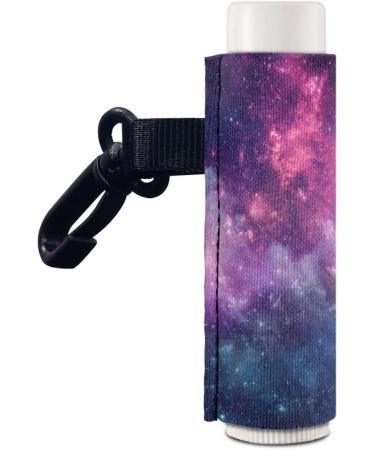 SCRAWLGOD Galaxy Print Lip Balm Holder Keychain Portable Lip Balm Sleeve keychain Chapstick Holder Secure and Nice Hand Feeling Set of 5 Galaxy 5 - Buy Online on SooperMarket.com