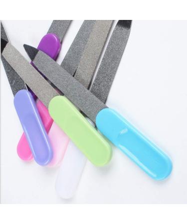 Cafurty 5pcs Metal Double Sided Nail File Set - Stainless Steel Manicure & Pedicure Tools - Buy Online on SooperMarket.com