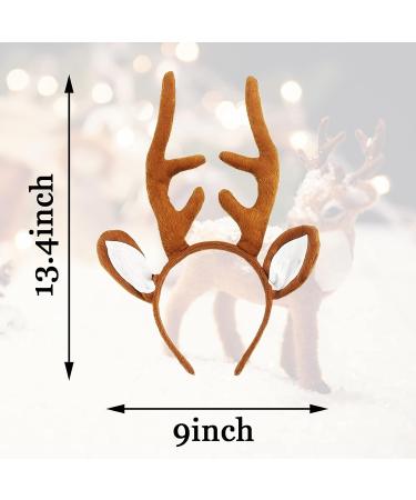 MR.FOAM Reindeer Antlers Headband - Adult Deer Antlers for Halloween, Christmas & Easter Party - Buy Online on SooperMarket.com