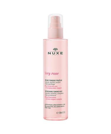 NUXE Very Rose Tonic Mist - Moisturizing 2-in-1 Makeup Remover & Skin Refresher 6.7 Fl Oz