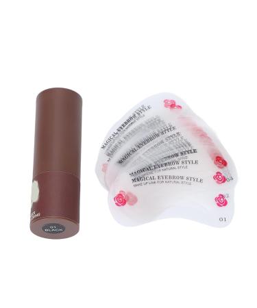 Waterproof Eyebrow Stamp Stencil Kit - 24pcs Reusable Stencils for Brow Shaping and Filling - Makeup Eyebrow Definer - Buy Online on SooperMarket.com