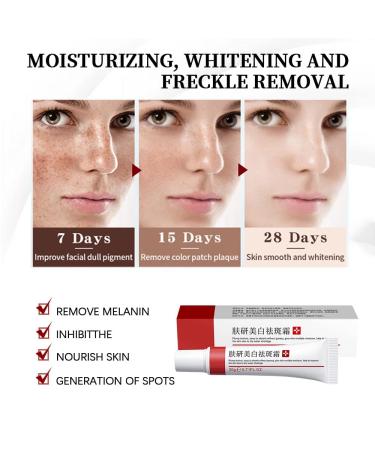 Xing Chen Hai Yang 3Pcs Spot Off Freckle Whitening Cream - Brighten Skin and Fade Freckles - Buy Online on SooperMarket.com