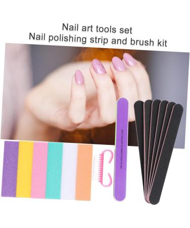 minkissy 1 Nail Polish Buffer Nail File for Natural Nails Nail Buffing Block Nail Files Boards Acrylic Nail Files Nail Buffers Natural Nails Files Nail Art King Miss Sponge 18X2cm - Buy Online on SooperMarket.com
